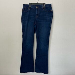 ROCK & REPUBLIC KENDRA Curvy bootcut SIZE 16 dark wash blue jeans